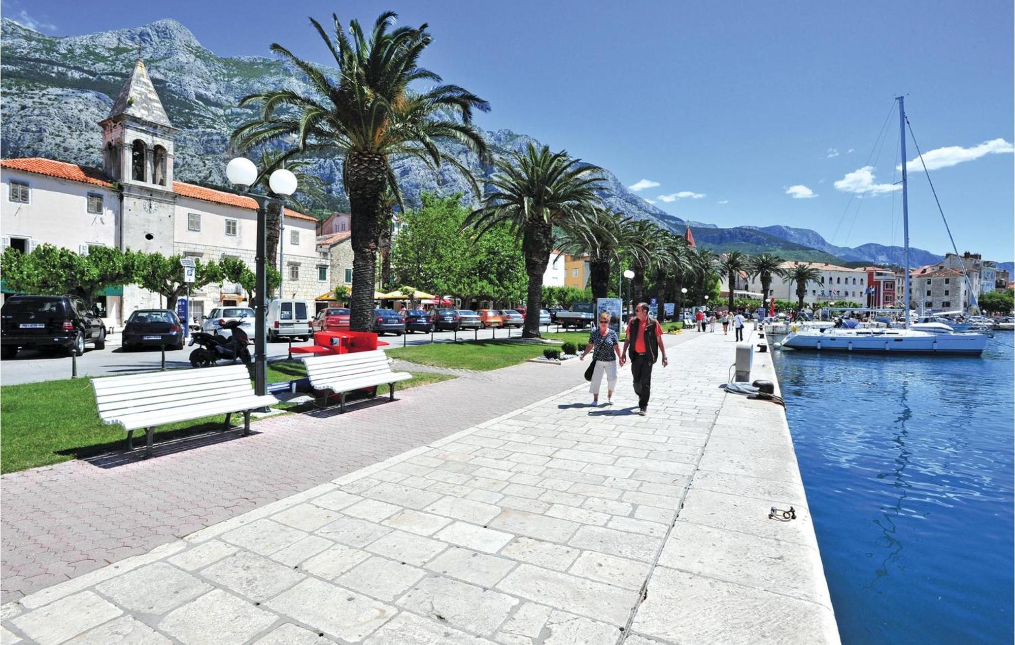 Nice Apartment In Makarska With House Sea View Luaran gambar